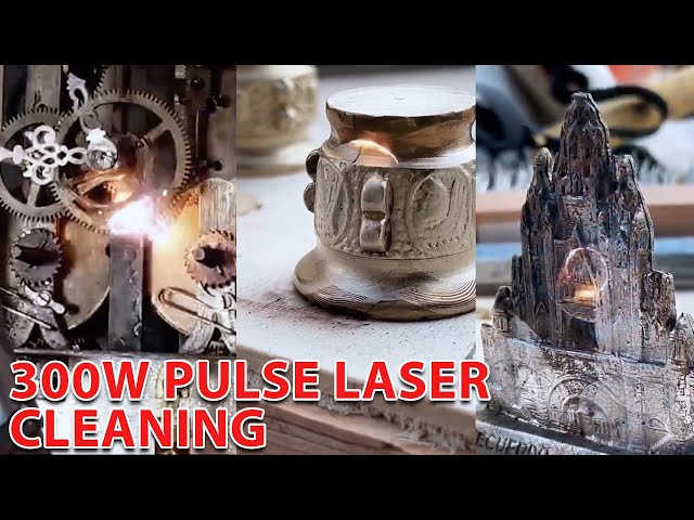 300w pulse laser cleaning customer feedback video
