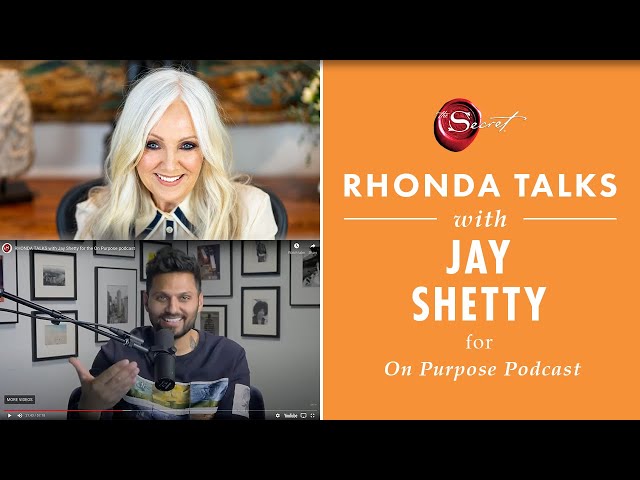Jay Shetty and Rhonda Byrne on how to live a life of bliss and possibility | RHONDA TALKS