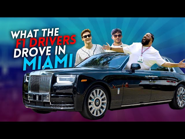 What the F1 drivers drove to the 2023 Miami GP