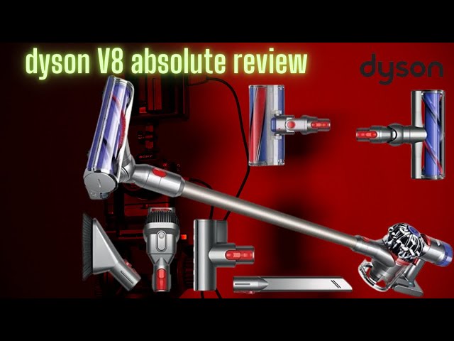 Dyson V8 Absolute Cordless Vac Silver 40-Min Runtime 2 Cleaner Heads #dyson