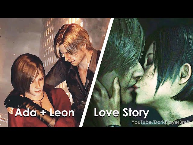 Ada & Leon - All Scenes of Saving Each Other, Flirting and Kisses - Resident Evil Series [1080p]