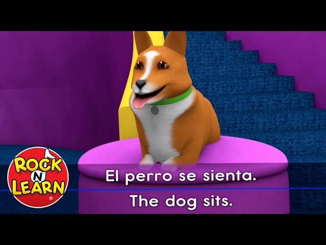 Learn English and Spanish Phrases | Find and Name Common Objects | Rock  'N Learn
