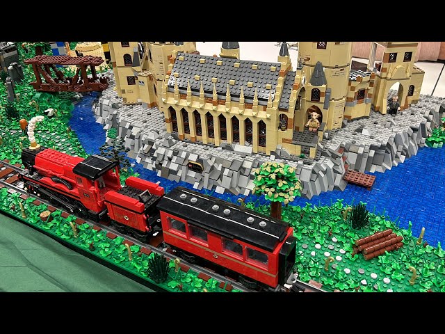 Lego & Klemmbaustein Highlights auf der Intermodellbau 2024 - Lego Trucks, Lego Maschinen, Lego Züge
