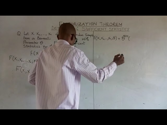 Bernoulli distribution, factorization theorem