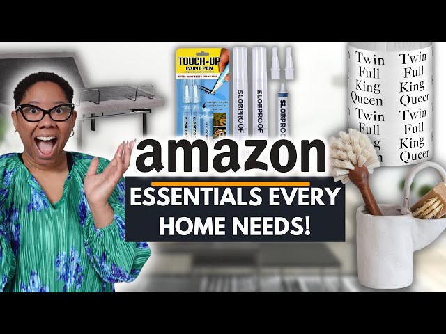 Amazon Home Essentials that Every Home Needs! Amazon Lifesaving Organization & Decor Finds!