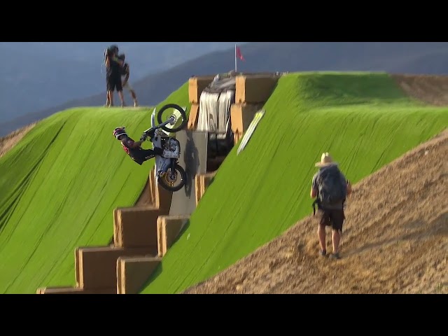 Colby Raha - 49 ft. MotoX QuarterPipe High Air | X Games 2022