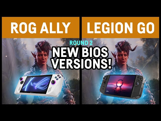 (NEW BIOS VERSIONS!) ASUS ROG ALLY vs. LENOVO LEGION GO