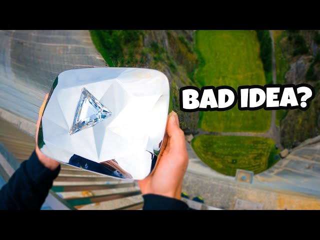 How Strong Is A Diamond Play Button? 165m Drop Test