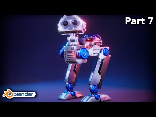 Sci-Fi Mech Robot - Part 7 (Blender Tutorial)