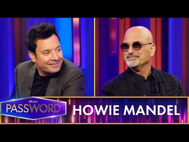 Howie Mandel and Jimmy Fallon Face Off in a Competitive Round of Password