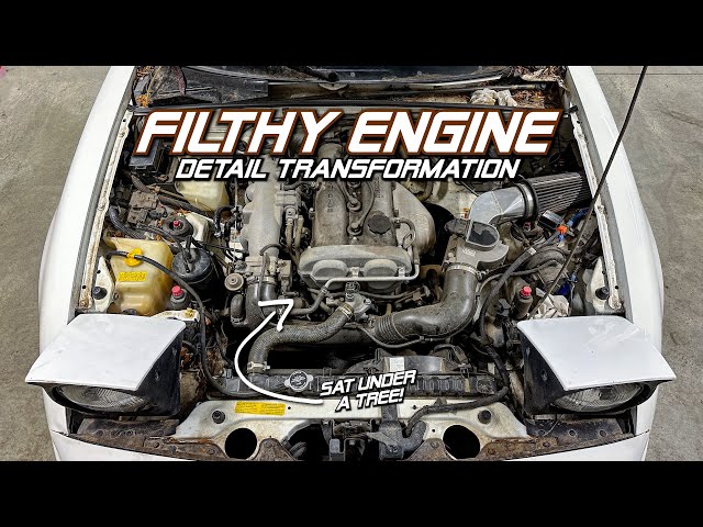 FILTHY Engine Bay Detail on a 32 Year Old Mazda Miata | Like NEW Again!