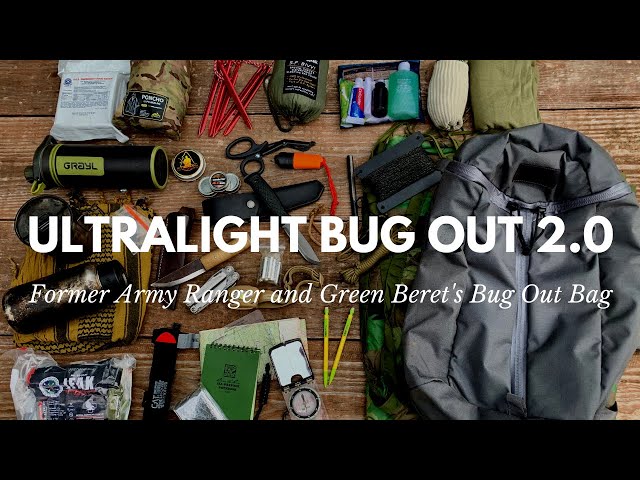 UPDATED! Green Beret's Ultralight Bug Out Bag with Gear Recommendations