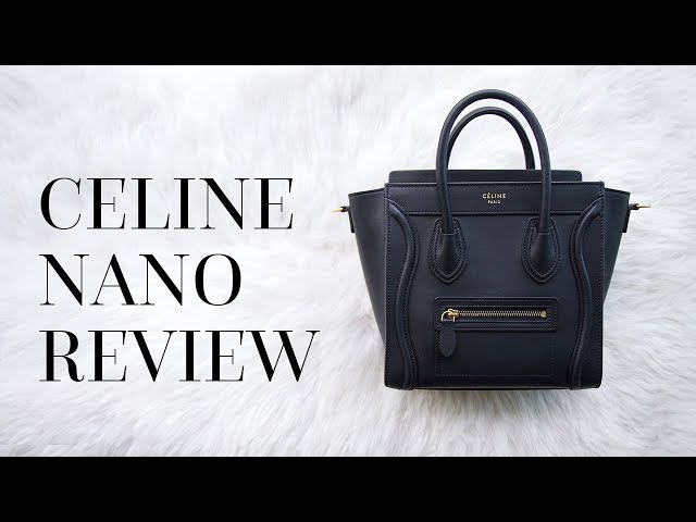 CELINE LUGGAGE NANO REVIEW & TRY-ON