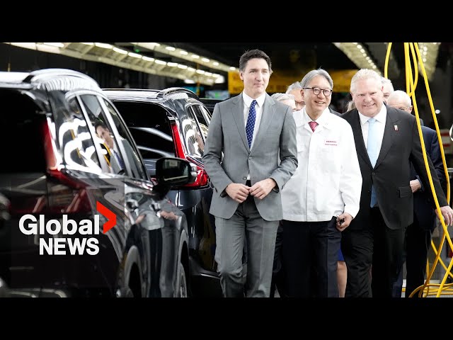 Canada announces $15 billion Honda EV plant to be built in Alliston, Ontario | FULL