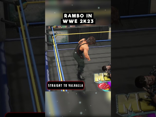 John Rambo in WWE 2K23!