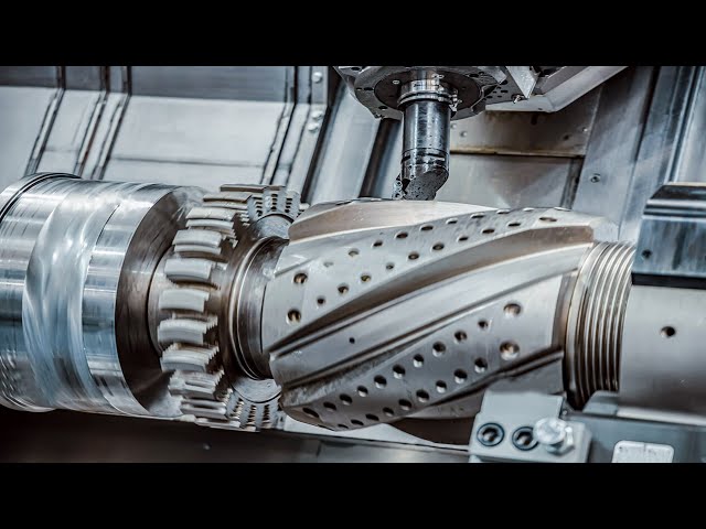 Modern High Precision CNC Milling Lathe Machines in Action. Most Satisfying CNC Machine Technology
