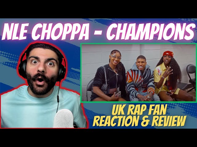UK Rap Fan REACTS To NLE CHOPPA - Champions (Official Music Video) [Reaction&Review] | Who Is Rezo