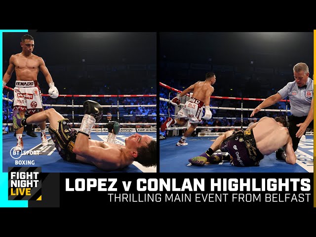 Road Warrior Lopez 🇲🇽  Luis Alberto Lopez v Michael Conlan Official Fight Highlights 🔥