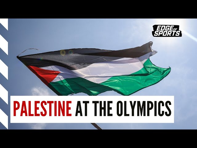 US marathon runner waves Palestinian flag at Olympic trials
