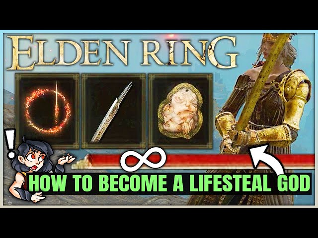 How to Become OP IMMORTAL Vampire & Do MASSIVE Damage - Best Dex Hand of Malenia Build - Elden Ring!