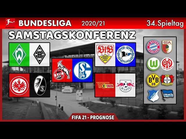 [PS5] FIFA 21: Spieltag 34 (inkl. Samstagskonferenz) 20/21 Bundesliga Prognose l Deutsch [FULL HD]