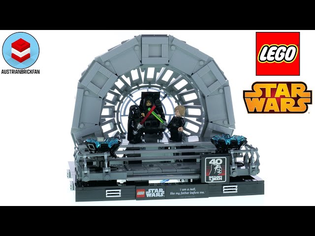 LEGO Star Wars 75353 Emperor's Throne Room Diorama   LEGO Speed Build Review