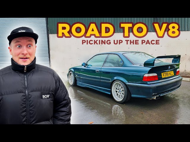 Picking up the pace on my V8 swapped E36 project