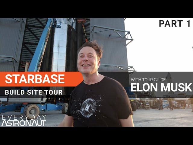 Starbase Tour with Elon Musk [PART 1 // Summer 2021]