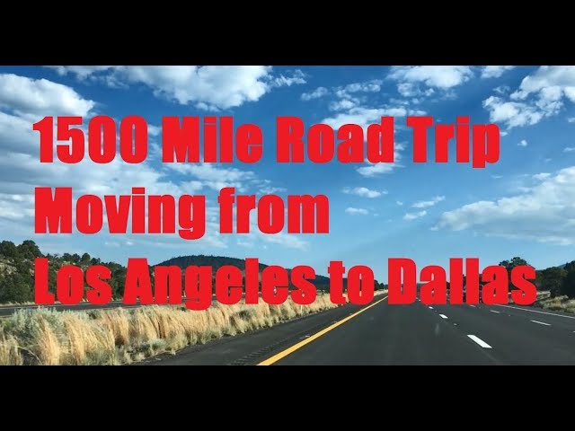 Road Trip: Moving from California to Texas in Hyundai Genesis (Sightseeing, MPG, etc.)