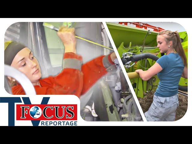 Kampf gegen Klischees: Josefine repariert gigantische Mähdrescher | Focus TV Reportage