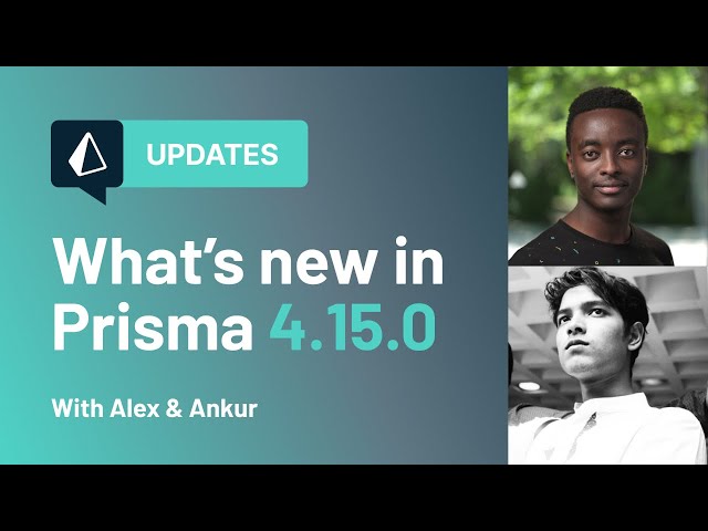 What's New in Prisma (v4.15.0)