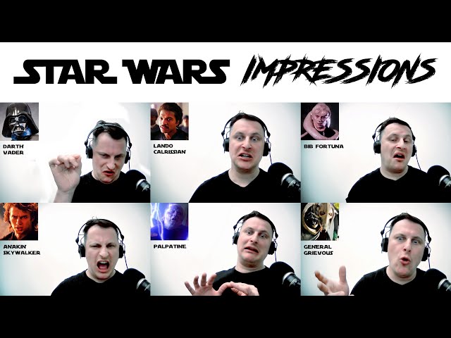 FUNNY STAR WARS IMPRESSIONS! Palpatine, Grievous, Anakin, Vader, Lando etc #starwars