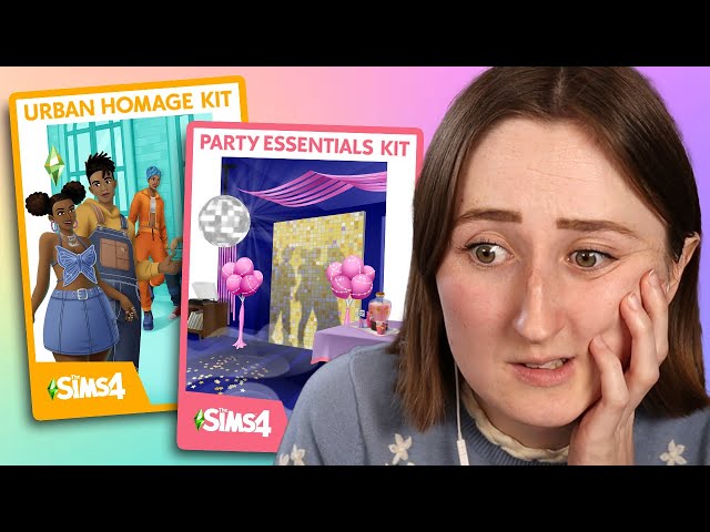 Honest Review of The Sims 4: Party Essentials + Urban Homage Kits