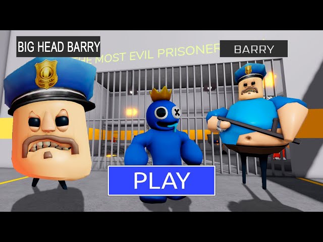 RAICING BARRY RUN PRISON OBBY ! FULL GAME Walkthrough