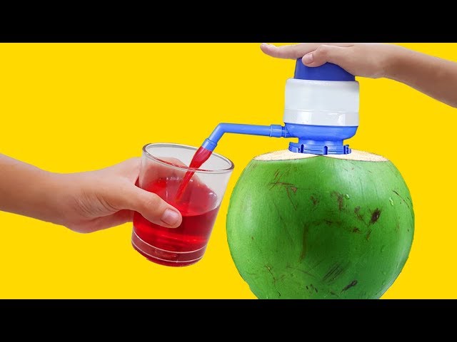 SIMPLE LIFE HACKS WITH COCONUT !