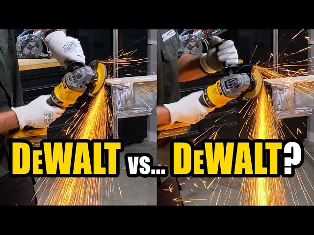 DeWalt FlexVolt DCG418 Grinder vs DCG414