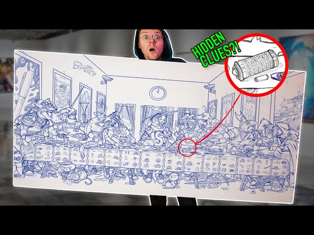 THIS ISN'T ART! - It's a Real Life TREASURE HUNT! - [Recreating the Last Supper pt. 3]
