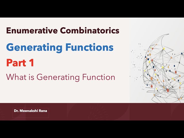 Generating Functions | Part 1