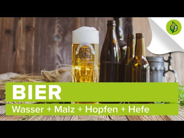 Der Brauprozess: Wasser + Malz + Hopfen + Hefe = Bier