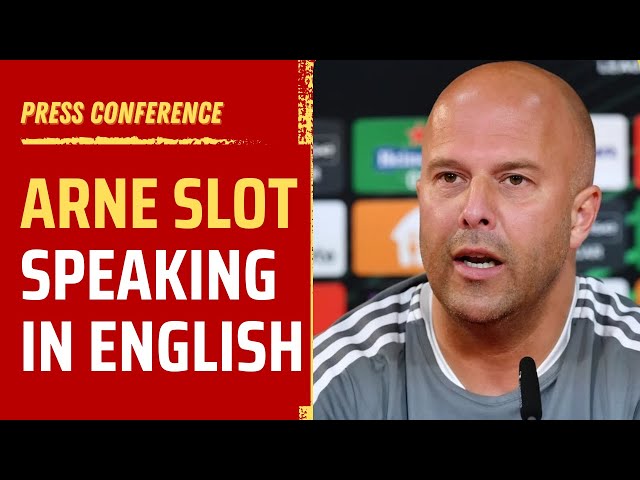 Arne Slot | Likely new Liverpool manager speaking in English