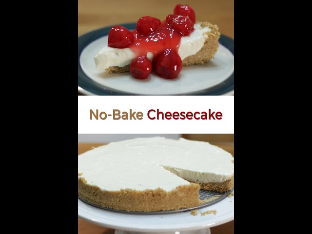 Easy No-Bake Cheesecake Recipe #shorts