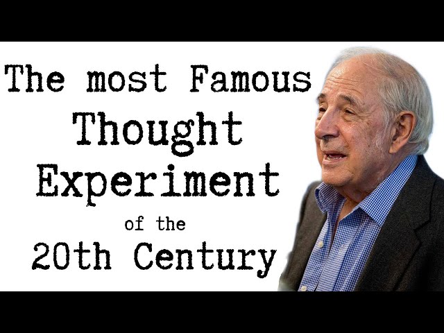 The famous Chinese Room thought experiment  - John Searle (1980)