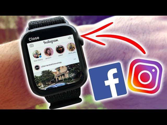 How to Have Instagram and Facebook on the Apple Watch  FREE  (Series 1-5)