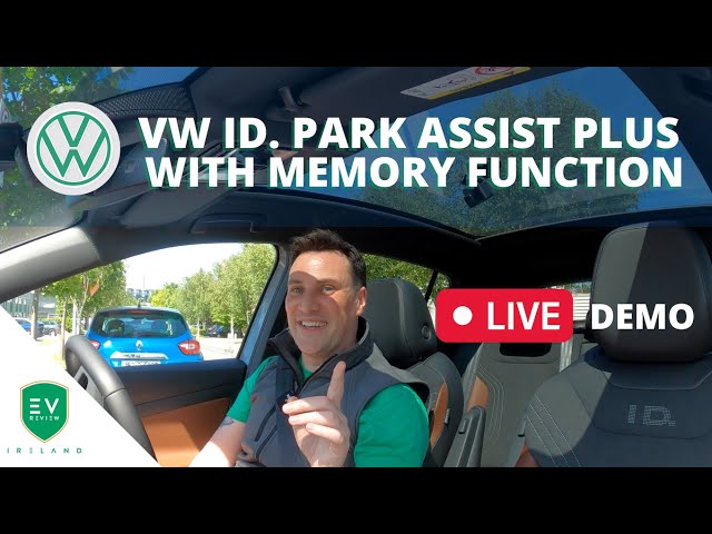 VW ID "Park Assist Plus with Memory Function" Live Demo from Volkswagen