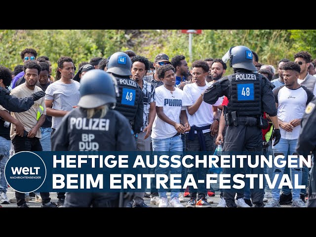 AUSSCHREITUNGEN IN GIESSEN: Gegner des Eritrea-Festival randalieren gegen regimenahes Fest