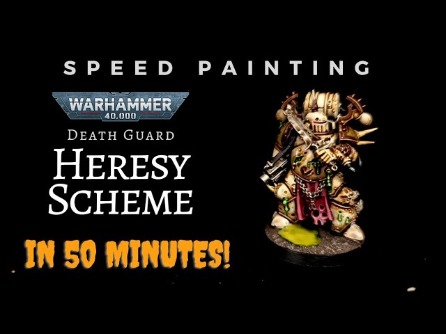 Speed Painting: Heresy Style Death Guard