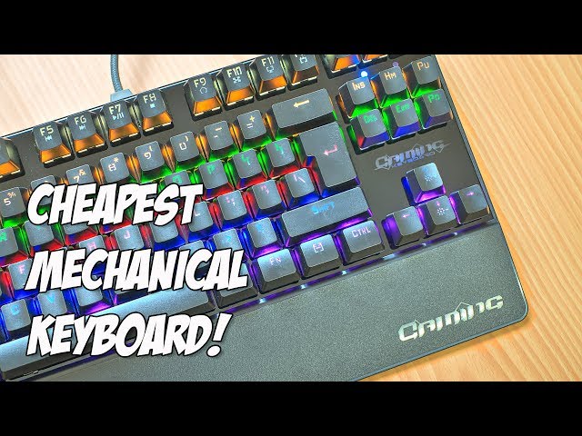 Morganstar Gigaware K28 Mechanical Keyboard Review - Content Blue Switch