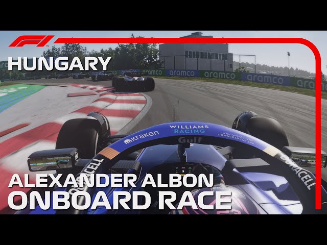 F1 23 Gameplay - Alexander Albon Onboard Race at Hungarian GP