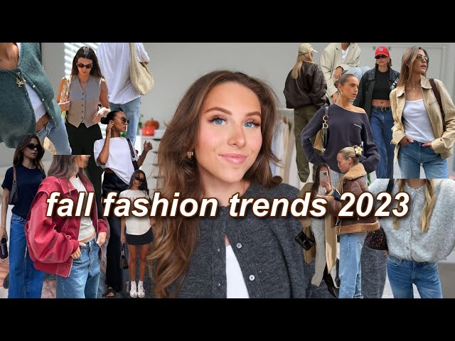 2023 FALL FASHION TRENDS | what to wear this fall, pinterest inspired, wearable outfit inspo!