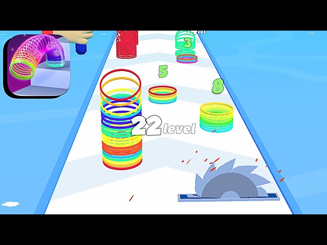 Level Up Slinky ​- All Levels Gameplay Android,ios (Part 2)